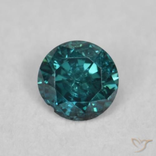 9,17 ctw natürlicher Grün Diamant, Runden, SI