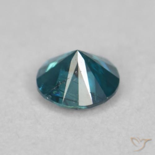 9,17 ctw natürlicher Blau Diamant, Runden, VVS-VS