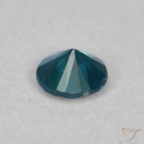 9,17 ctw natürlicher Blau Diamant, Runden, SI