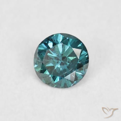 9,17 ctw natürlicher Grün Diamant, Runden, VVS-VS