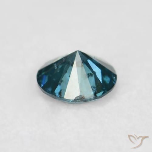 9,17 ctw natürlicher Blau Diamant, Runden, VVS-VS