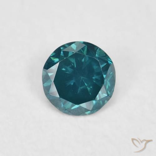 0.05ct Natürlicher Blau Diamant, Runden, VVS-VS