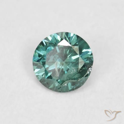 9,17 ctw natürlicher Grün Diamant, Runden, VVS-VS