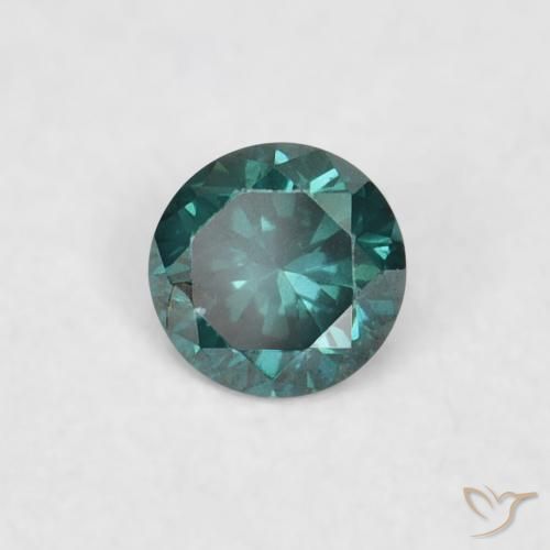 9,17 ctw natürlicher Grün Diamant, Runden, VVS-VS