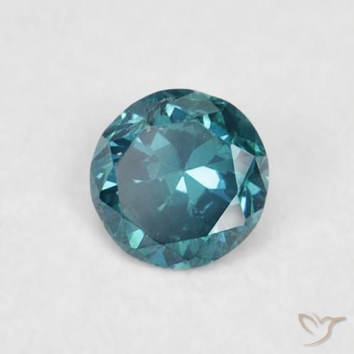 9,17 ctw natürlicher Blau Diamant, Runden, VVS-VS