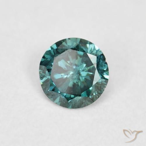 9,17 ctw natürlicher Grün Diamant, Runden, VVS-VS