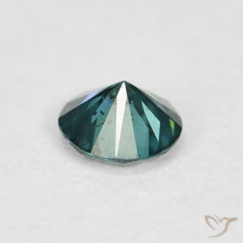 9,17 ctw natürlicher Grün Diamant, Runden, VVS-VS