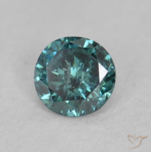 9,17 ctw natürlicher Grün Diamant, Runden, VVS-VS