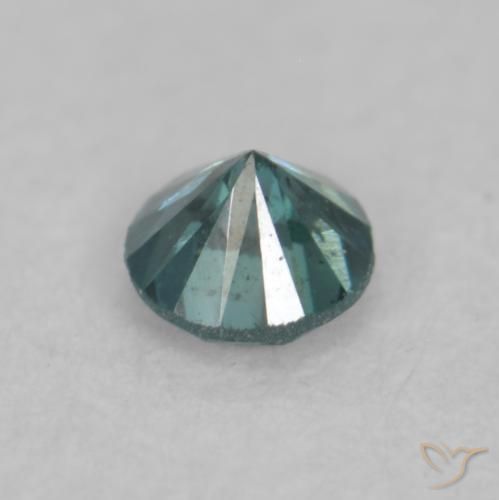 9,17 ctw natürlicher Grün Diamant, Runden, VVS-VS