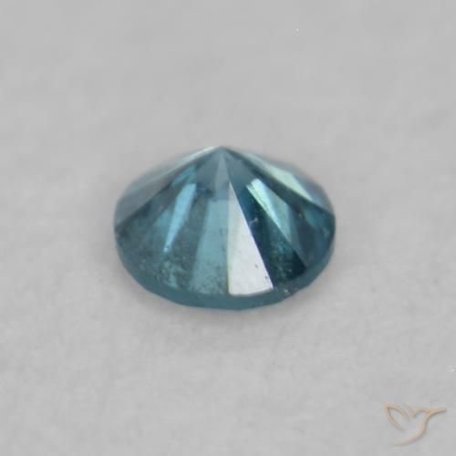 9,17 ctw natürlicher Blau Diamant, Runden, VVS-VS