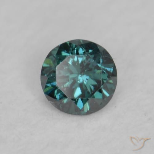 9,17 ctw natürlicher Blau Diamant, Runden, VVS-VS