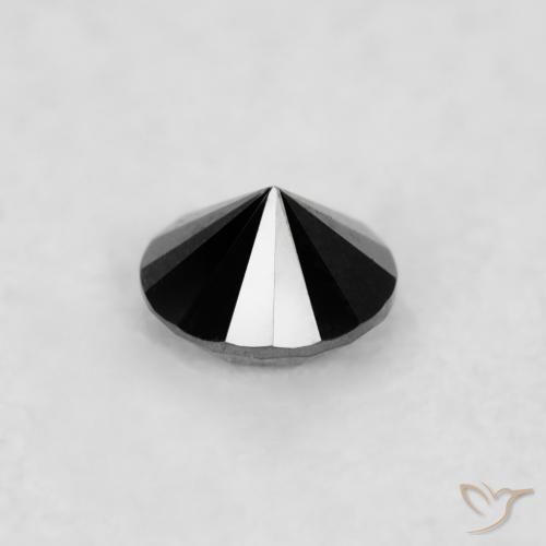 9,17 ctw natürlicher Schwarz Diamant, Runden, Lichtundurchlässig