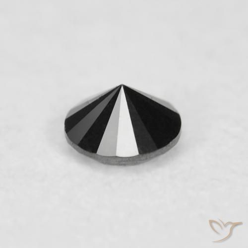 9,17 ctw natürlicher Schwarz Diamant, Runden, Lichtundurchlässig