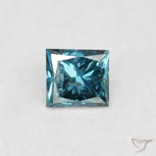 0.06ct Natürlicher Blau Diamant, Quadrat, VS