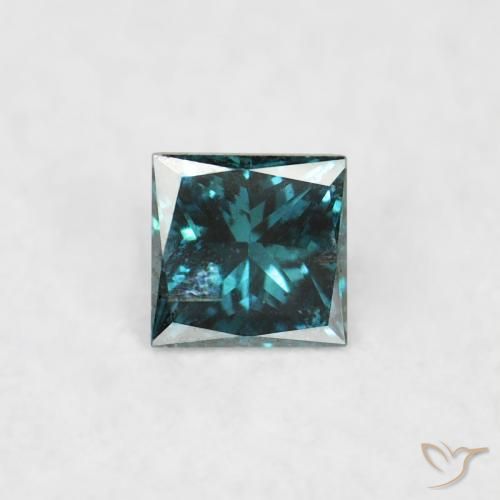 0.05ct Natürlicher Blau Diamant, Quadrat, VS