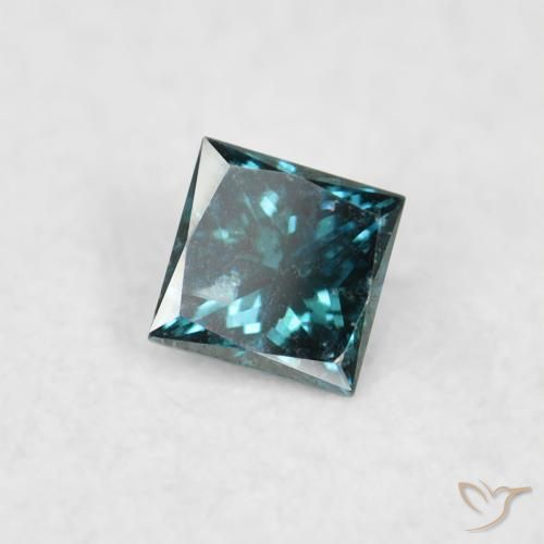 9,17 ctw natürlicher Blau Diamant, Quadrat, VS