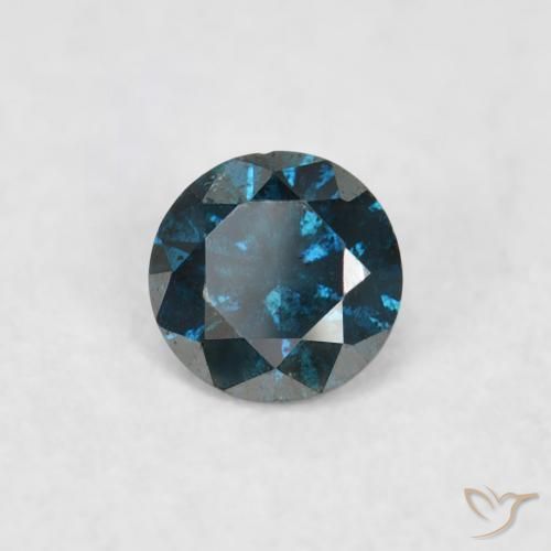 9,17 ctw natürlicher Blau Diamant, Runden, VS