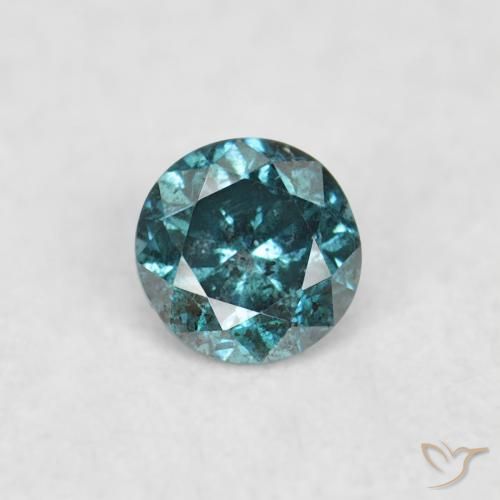 0.05ct Natürlicher Blau Diamant, Runden, VS