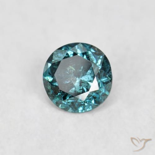 9,17 ctw natürlicher Blau Diamant, Runden, VS