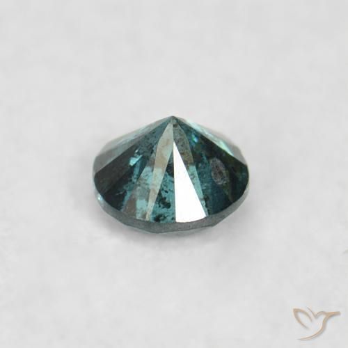 9,17 ctw natürlicher Blau Diamant, Runden, VS