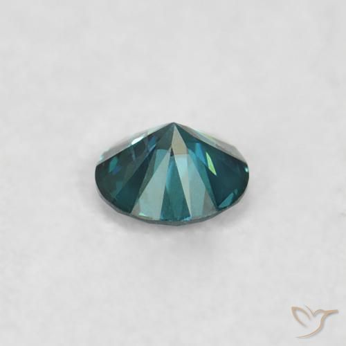 9,17 ctw natürlicher Grün Diamant, Runden, VS