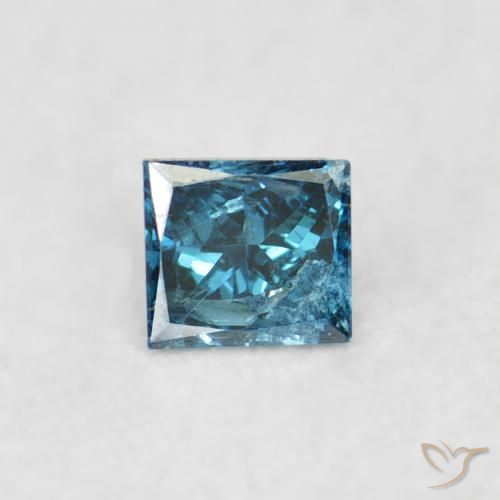 0.02ct Natürlicher Blau Diamant, Quadrat, VS