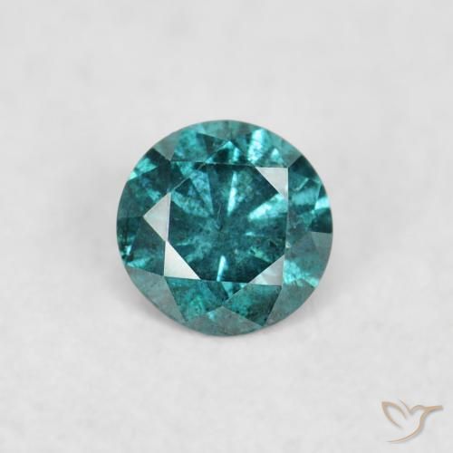 0.06ct Natürlicher Grün Diamant, Runden, VS