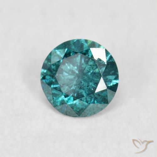9,17 ctw natürlicher Grün Diamant, Runden, VS
