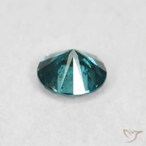 9,17 ctw natürlicher Grün Diamant, Runden, VS