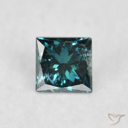 0.07ct Natürlicher Grün Diamant, Quadrat, VS