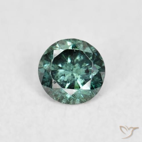 0.06ct Natürlicher Grün Diamant, Runden, VS-SI