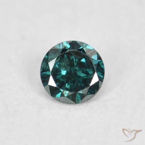 0.04ct Natürlicher Grün Diamant, Runden, VS-SI