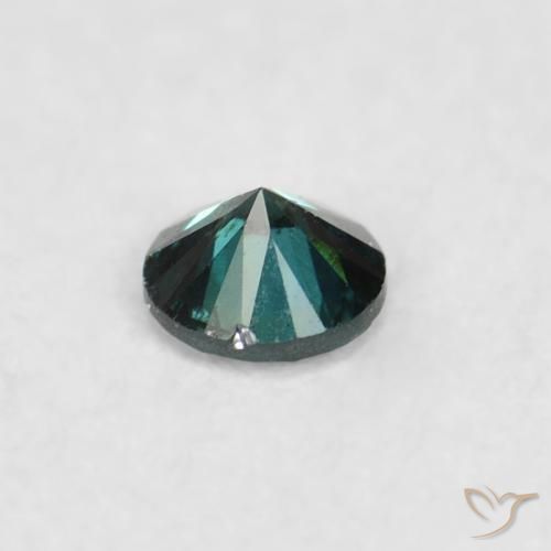 9,17 ctw natürlicher Grün Diamant, Runden, VS-SI