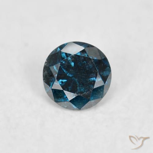 0.05ct Natürlicher Blau Diamant, Runden, VS-SI