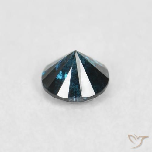 9,17 ctw natürlicher Blau Diamant, Runden, VS-SI