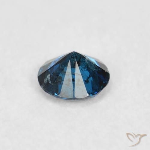 9,17 ctw natürlicher Blau Diamant, Runden, VS-SI