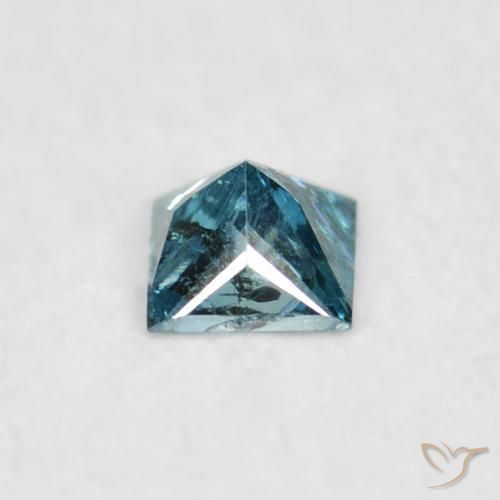 9,17 ctw natürlicher Blau Diamant, Quadrat, VS-SI