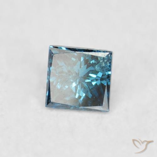 9,17 ctw natürlicher Blau Diamant, Quadrat, VS-SI