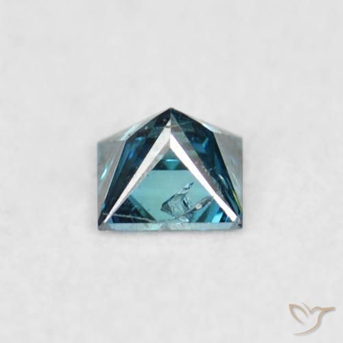 9,17 ctw natürlicher Blau Diamant, Quadrat, VS-SI