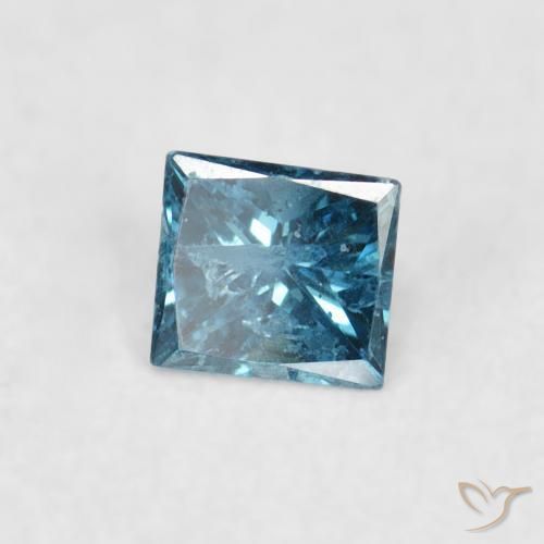 9,17 ctw natürlicher Blau Diamant, Quadrat, VS-SI
