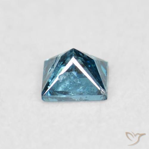 9,17 ctw natürlicher Blau Diamant, Quadrat, VS-SI