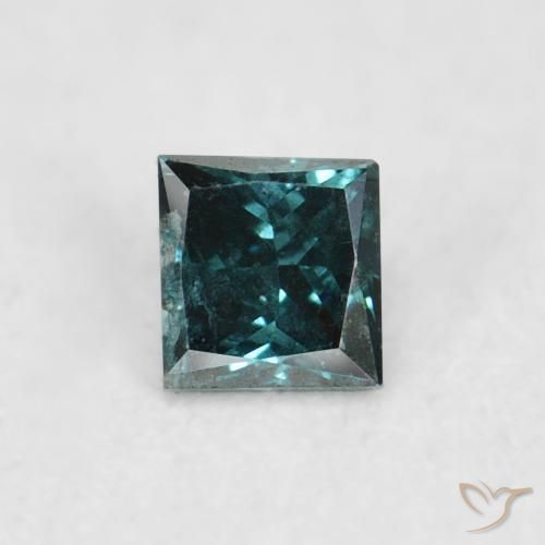 0.05ct Natürlicher Grün Diamant, Quadrat, VS-SI