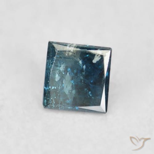 9,17 ctw natürlicher Blau Diamant, Quadrat, VS-SI