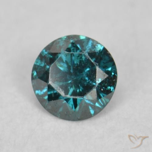 9,17 ctw natürlicher Blau Diamant, Runden, VS-SI