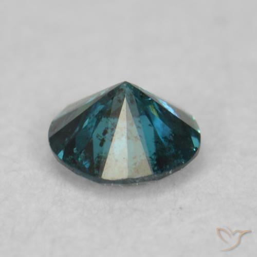 9,17 ctw natürlicher Blau Diamant, Runden, VS-SI