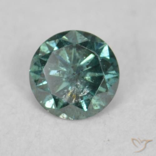 9,17 ctw natürlicher Grün Diamant, Runden, VS-SI