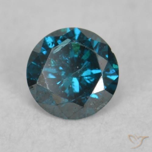 9,17 ctw natürlicher Blau Diamant, Runden, VS-SI