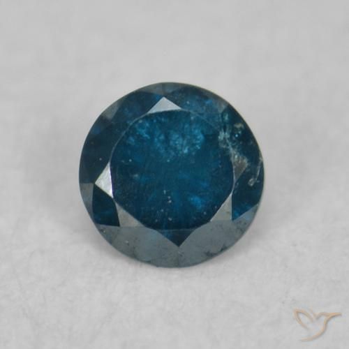 0.04ct Natürlicher Blau Diamant, Runden, VS-SI