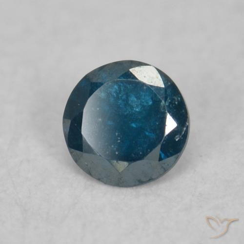 9,17 ctw natürlicher Blau Diamant, Runden, VS-SI