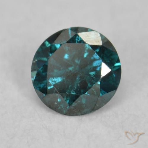 9,17 ctw natürlicher Blau Diamant, Runden, VS-SI